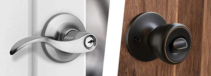 round door knobs vs lever door knobs mod