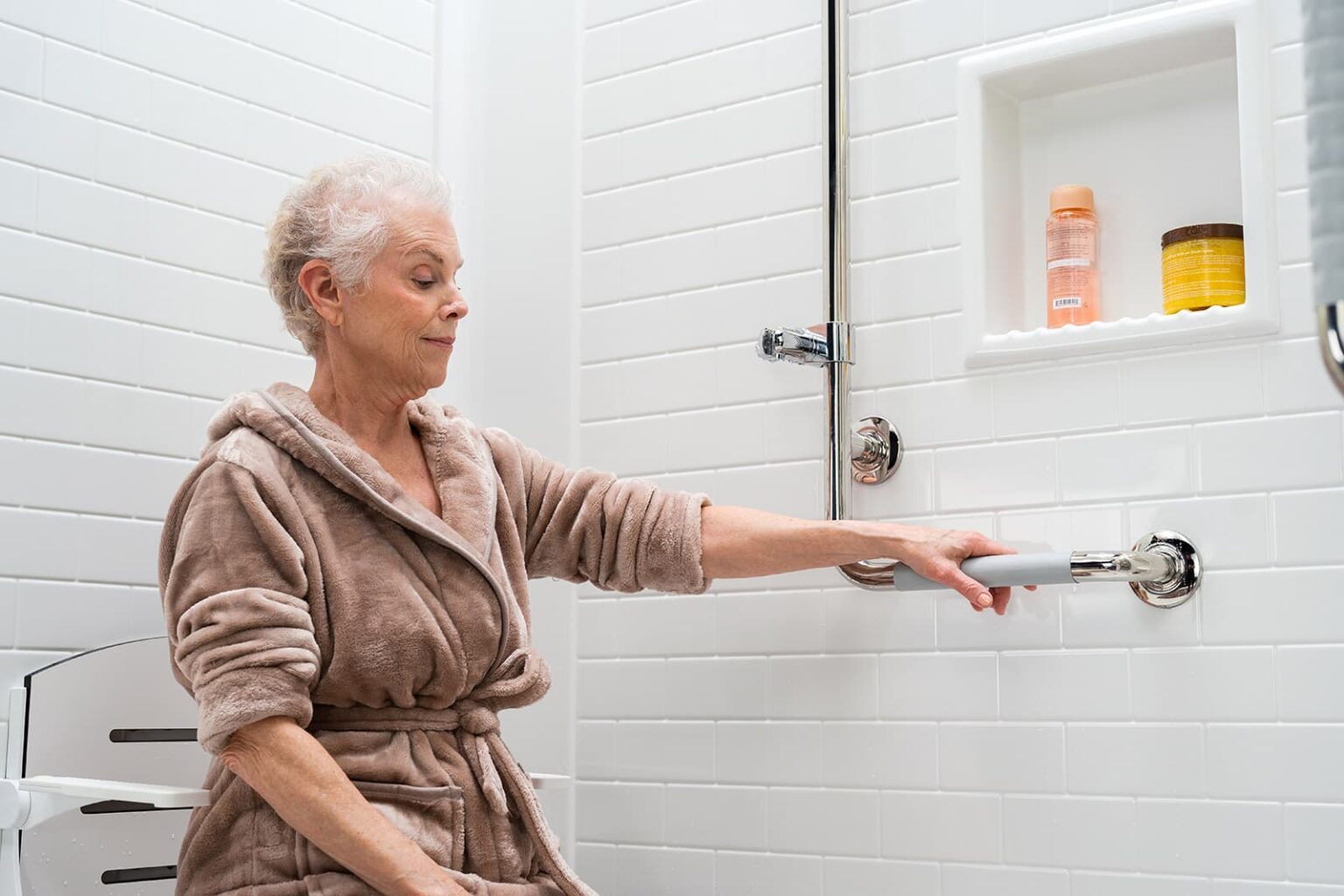 safestep 2024 photoshoot shower feature grab bars 8
